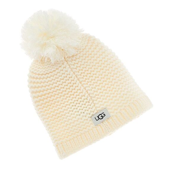 Ugg Chunky Knit Wool-Blend Hat, White - Picture 2 of 3